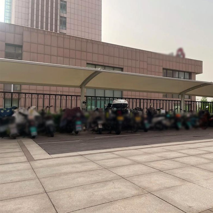 普格县膜结构电动车棚