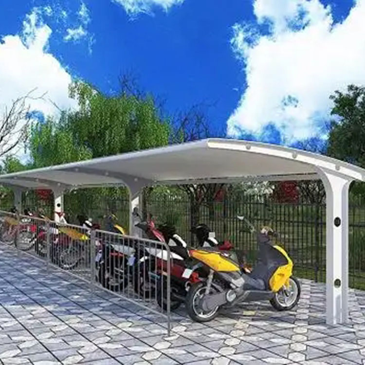 普格县膜结构电动车棚